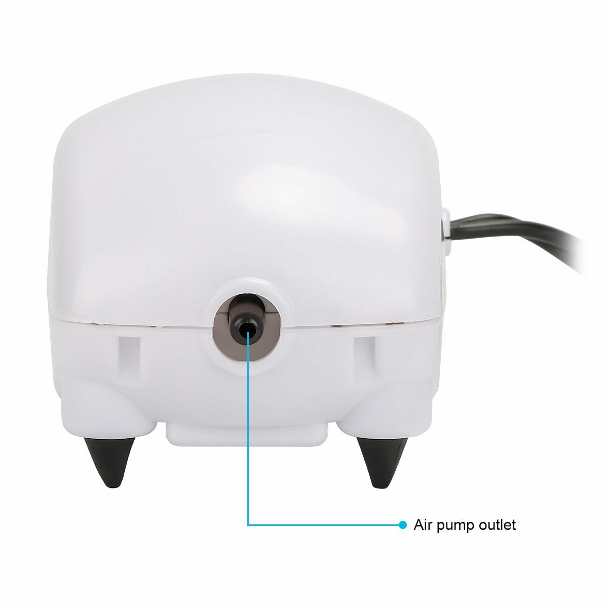 Mini Bubble Air Stone Aerator Fish Tank Silent Hydroponic Oxygen Pump Aquarium