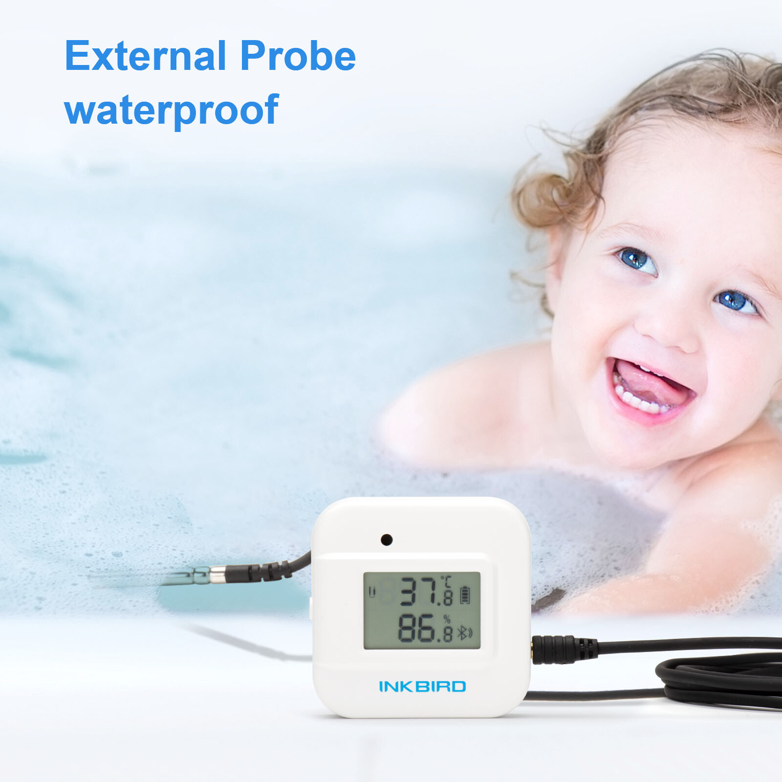 Data Logger Bluetooth Temperature Humidity Thermometer Recorder lizard Terrarium