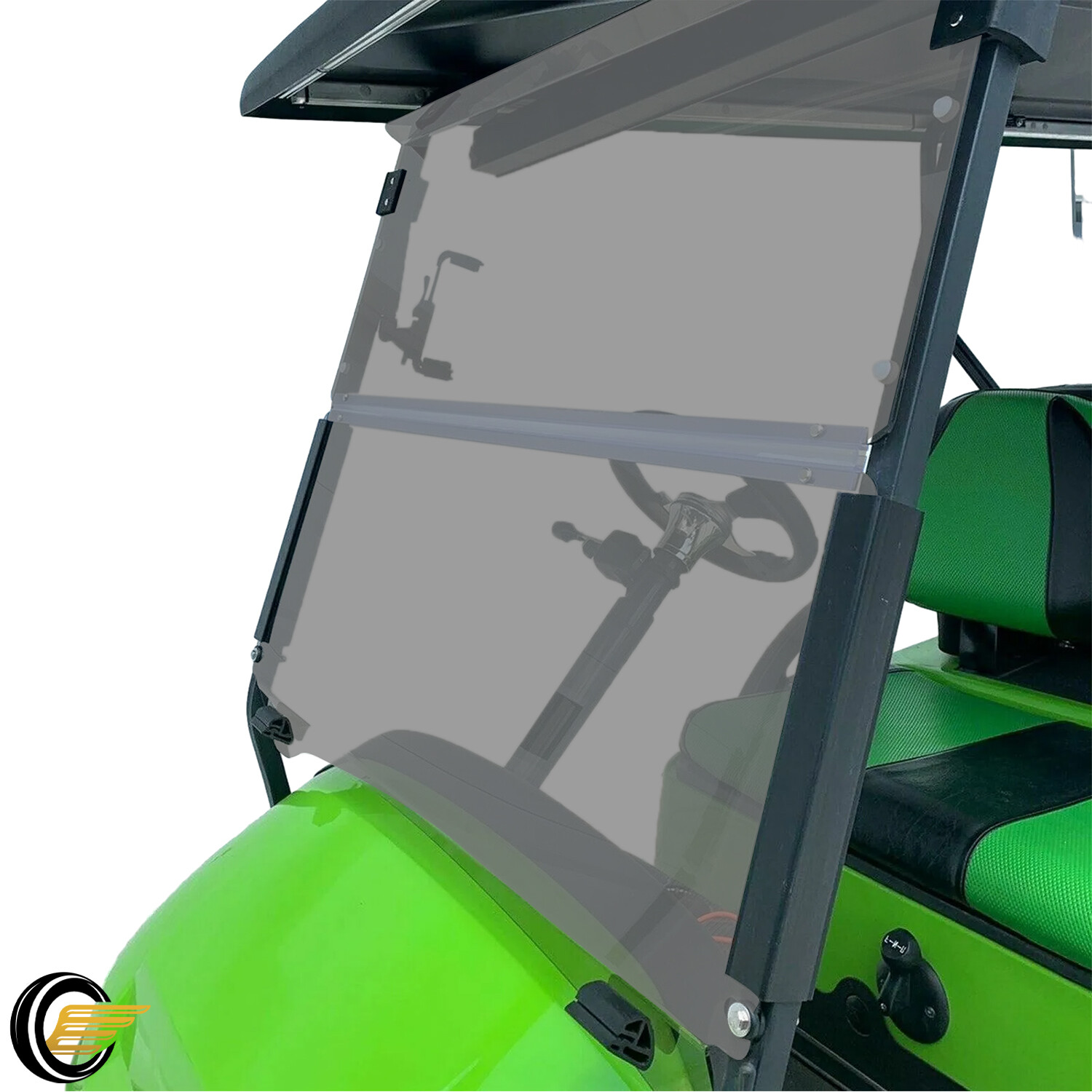 For Club Car Precedent 2004-UP 2008 Golf Cart Fold Windshield Windscreen Tinted