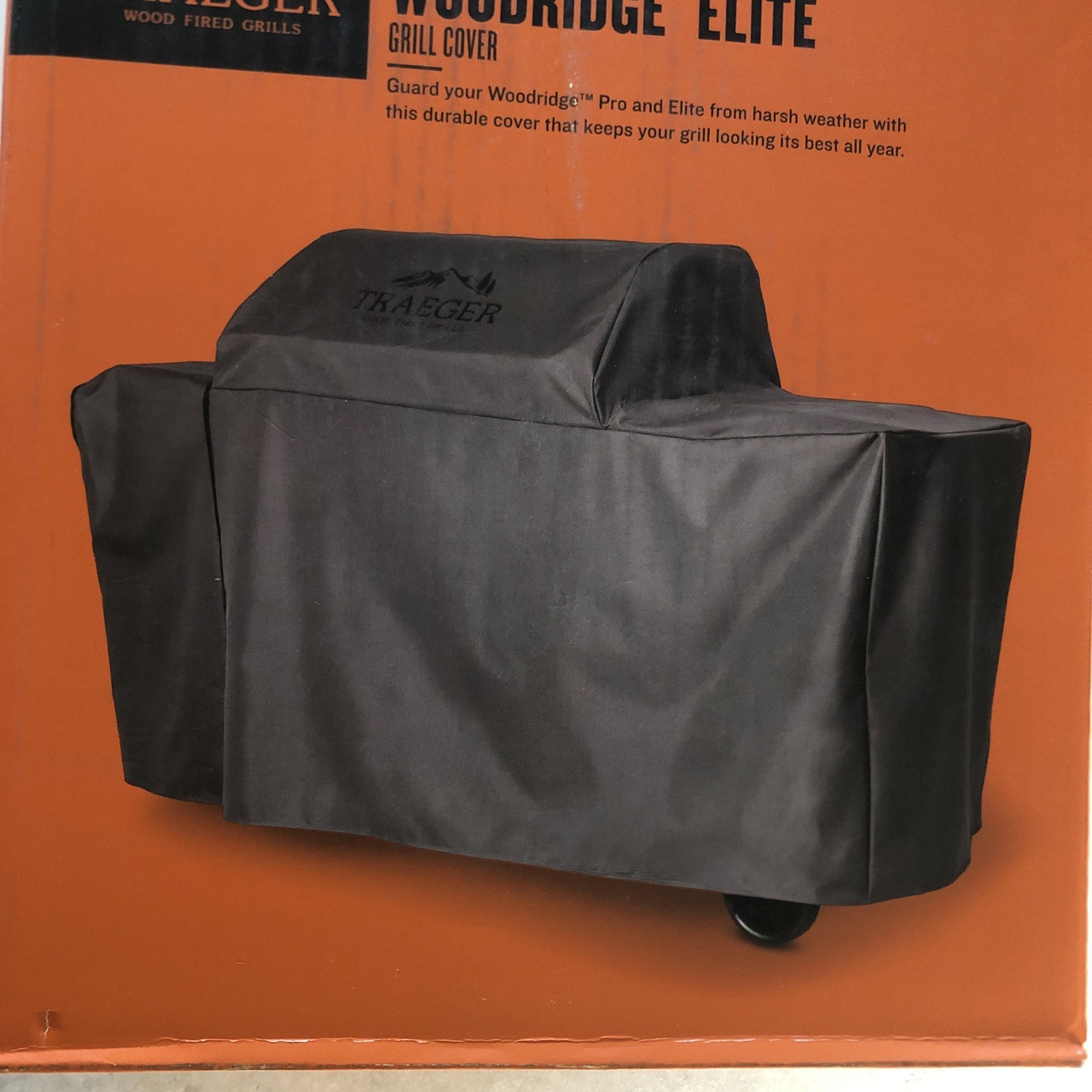 Traeger BAC775 Full Length Grill Cover for Woodridge Pro & Elite Pellet Grills
