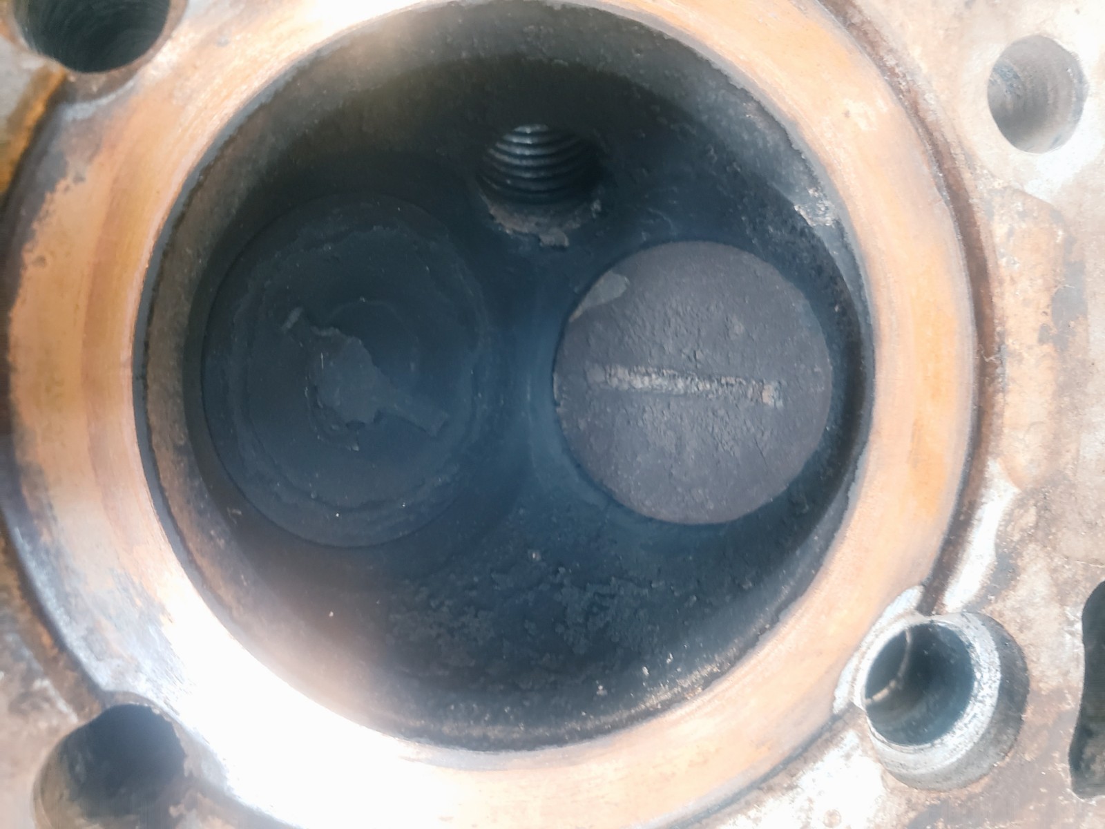 1973 HONDA CT90 ATC90 ENGINE CYLINDER HEAD TOP END VALVES CAM #12200-028-792