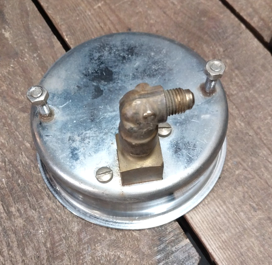 Vintage Jas. P. Marsh & Co Vac Pressure Temperature Gauge 6273 Carrene-3