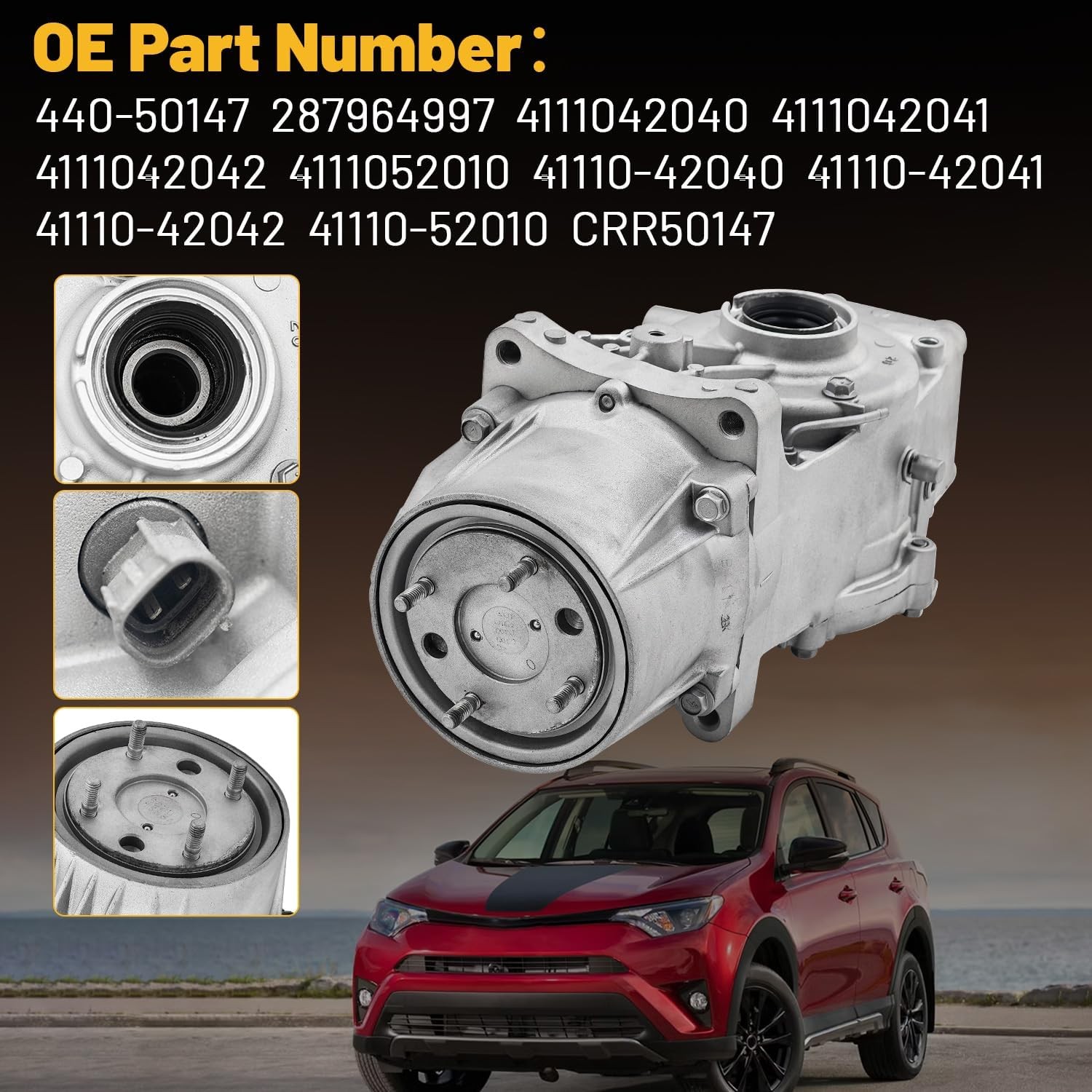 Rear Axle Differential Assembly 440-50147 For 2006-2022 Toyota Rav4 2.28 Ratio