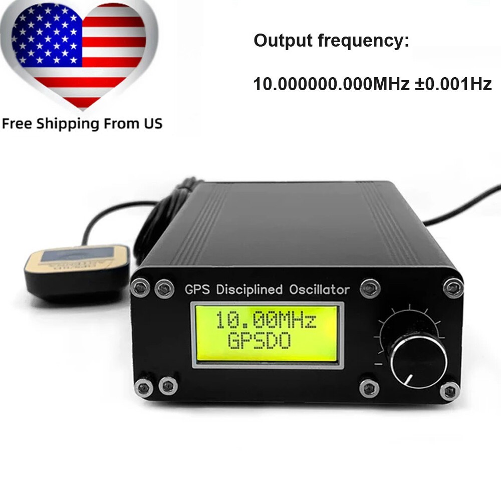 GPSDO 10MHz Signal Source Positioning Square Wave GPS Disciplined Oscillator