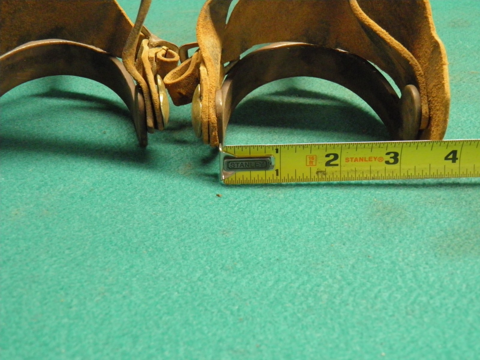 NICE OLD VINTAGE PAIR OF CROCKETT WESTERN COWBOY SPURS