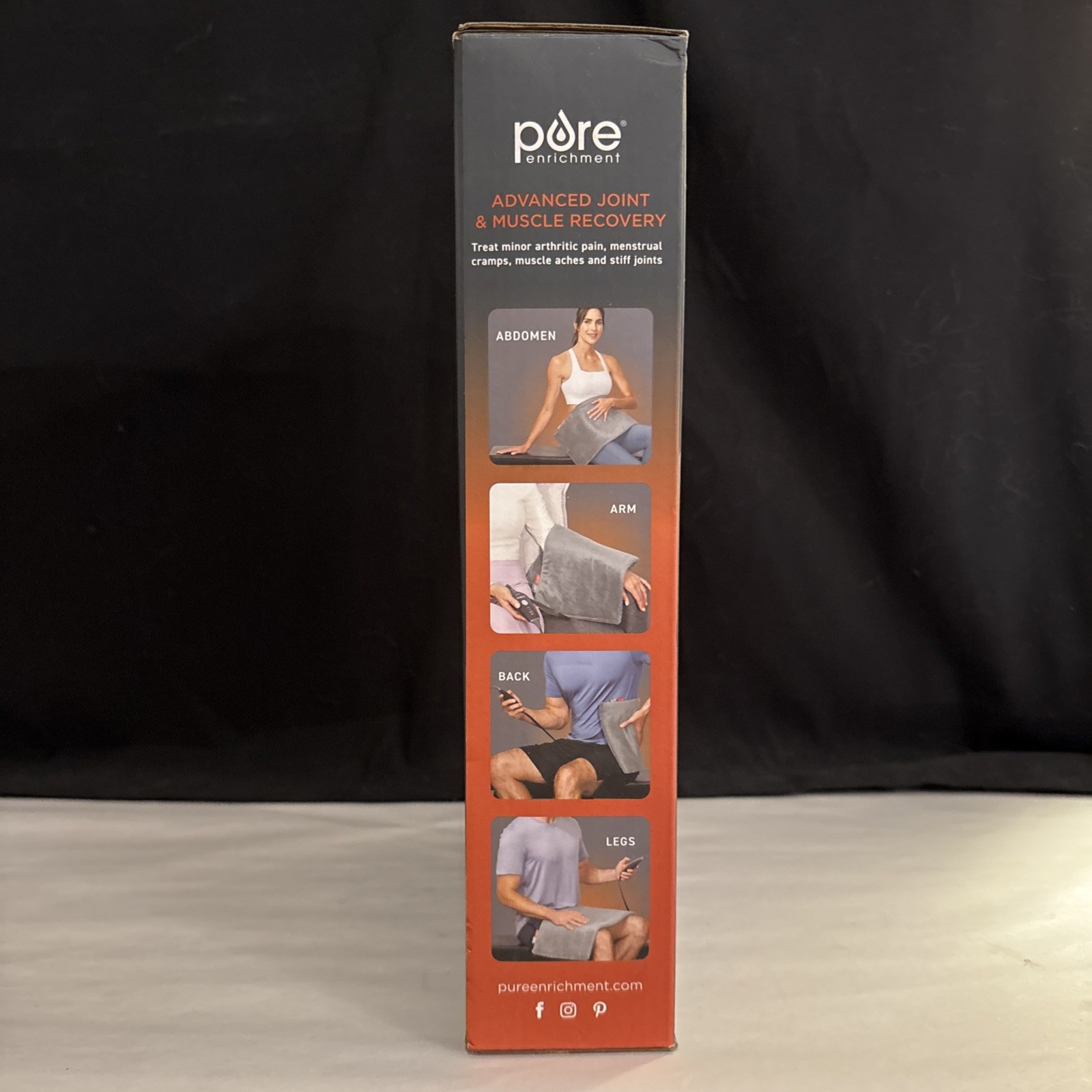 Pure Enrichment FAR Infrared XL Electric Heating Pad PureRelief PRO - 12" x 24"