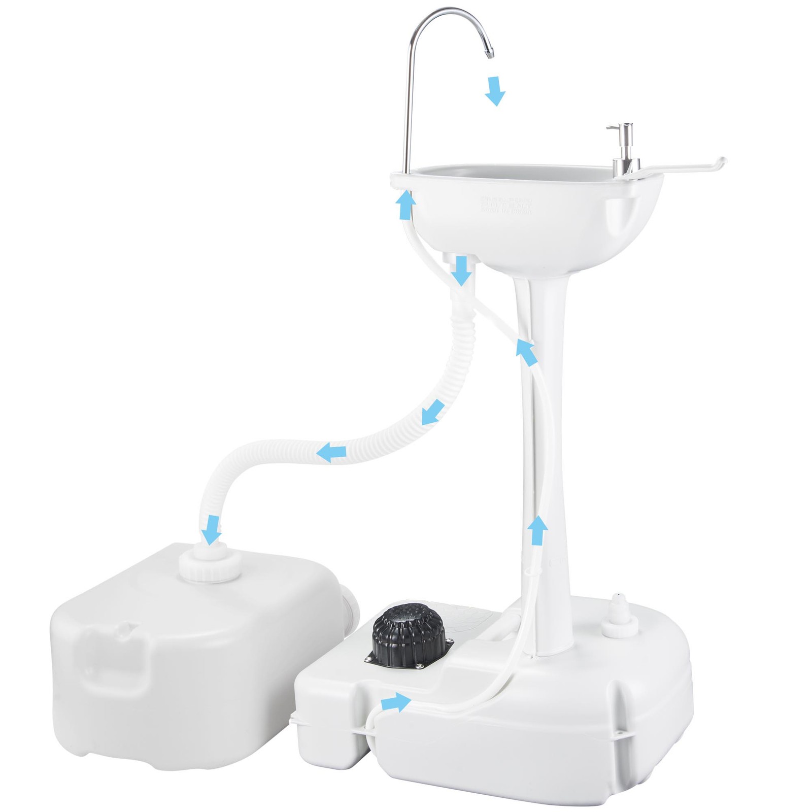 Yescom 17L Portable Camping Sink Hand Wash Stand Tank Station **Closeout**