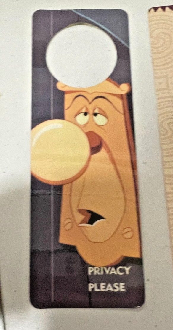 LOT OF 3 - Vtg DO NOT DISTURB Signs Disneyland and Walt Disney World