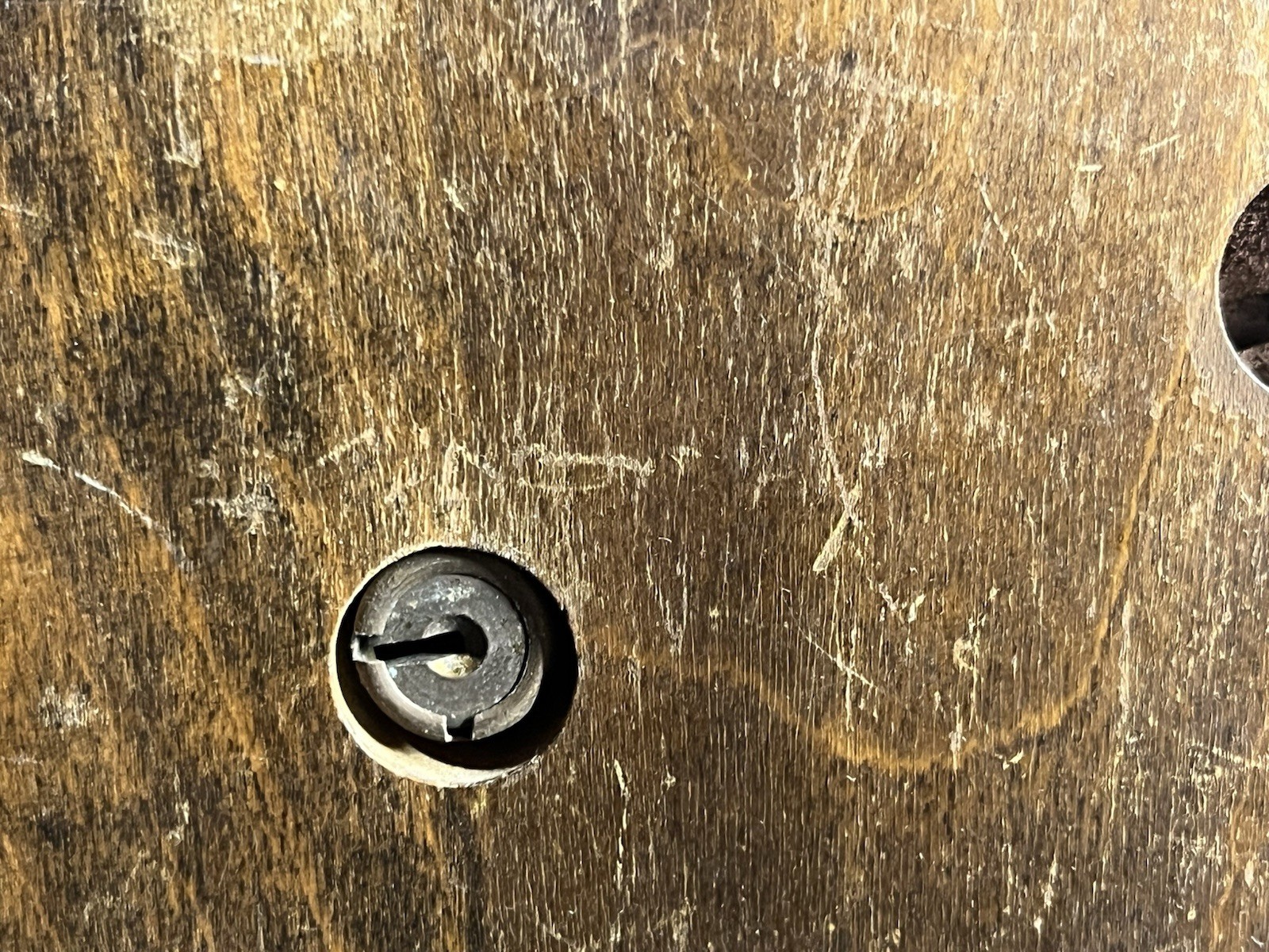 Wooden Small Countertop Trade Simulator. Handmade? Very rare very cool.