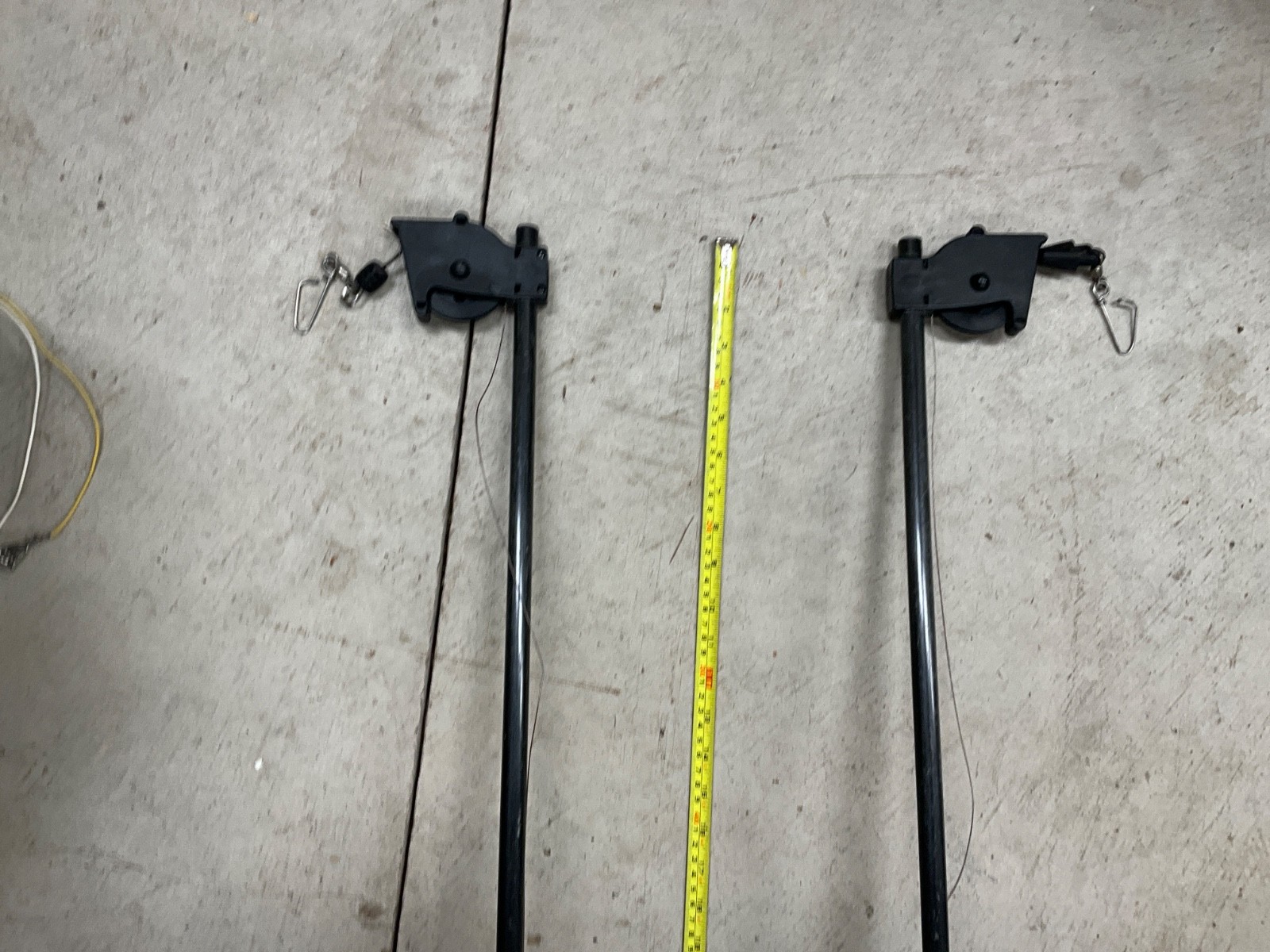 Cannon Easi Troll Manual Downriggers (2) - with rod holders, nice shape