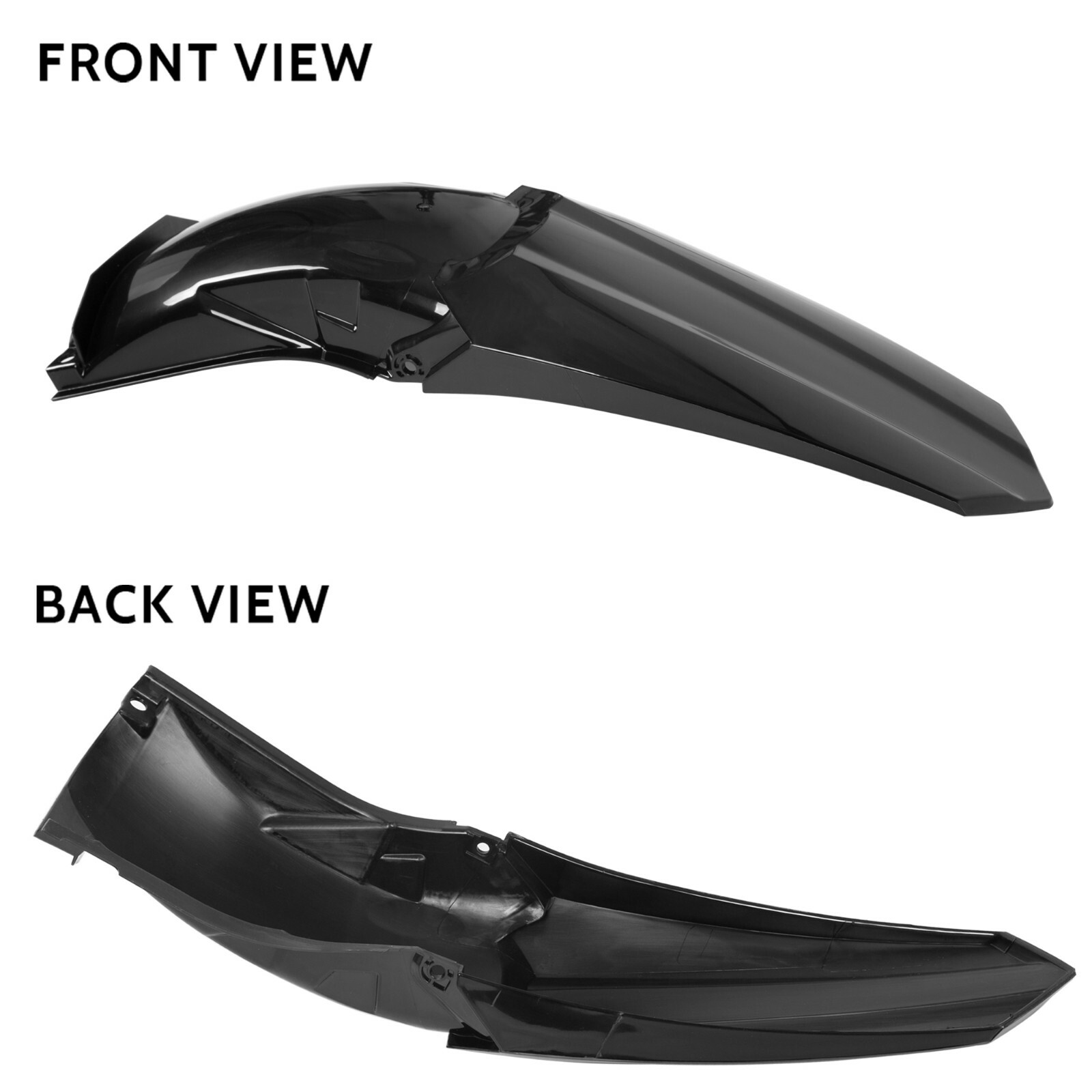 Black Restyle Plastic Body Work Complete Kit For 2002-2007 Honda CR125R CR250R