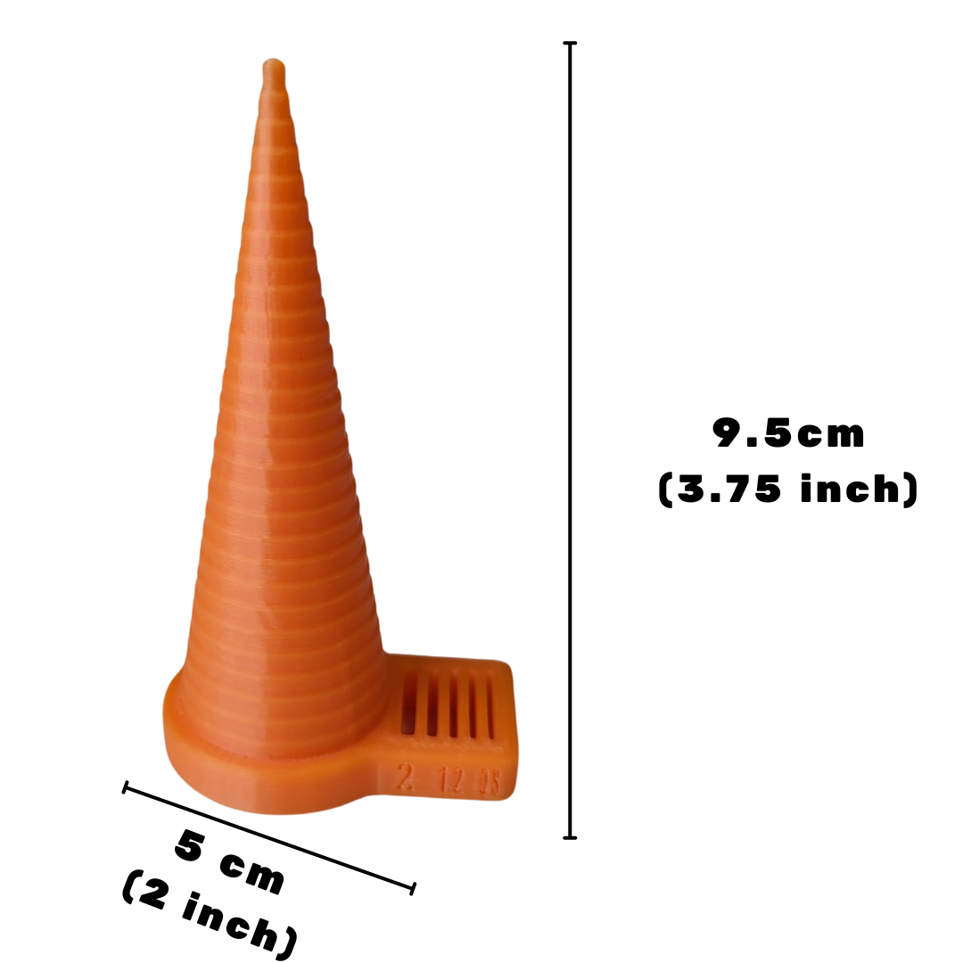 O-Ring Sizing Cone Measuring Tool 3mm-60mm/61mm-100mm and 3mm-30mm Free (Orange)