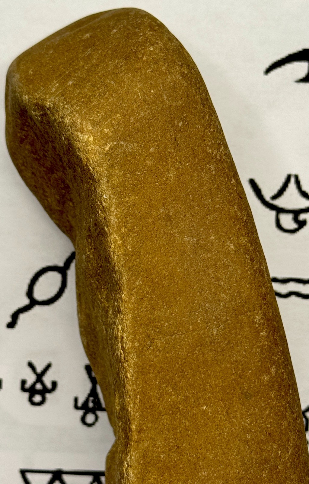 Native American Indian Authentic Artifact Stone Carved Effigy, 1 lb 8 oz • VA