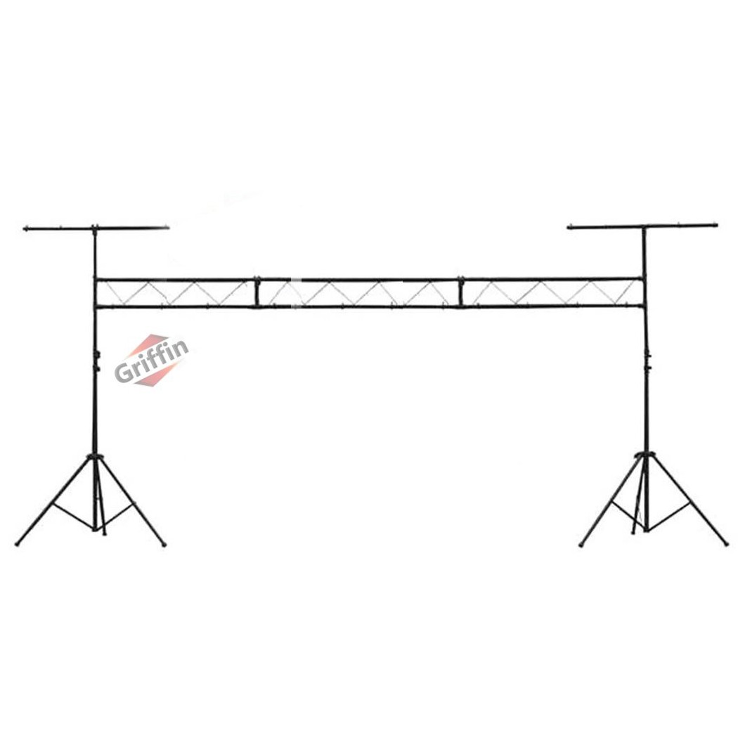 Light Truss Stand System - Trussing DJ Booth Kit Lighting Stage PA Speaker T-Bar