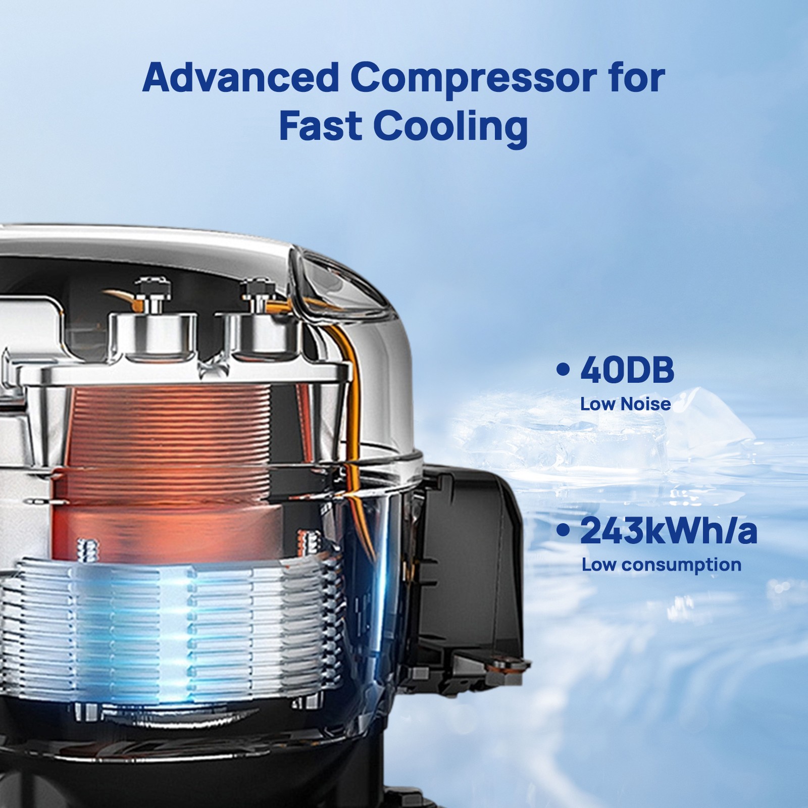 SMETA Mini Fridge 3.2 Cu.Ft, Single Door Small Refrigerator for Bedroom Black