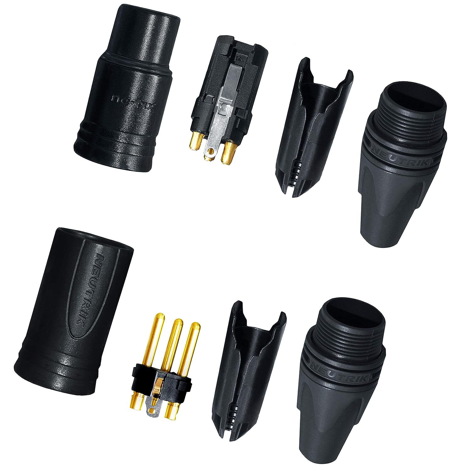 x'FT Mogami 2534 Neutrik Gold XLR-M male to XLR-F Female balance Star Quad Cable