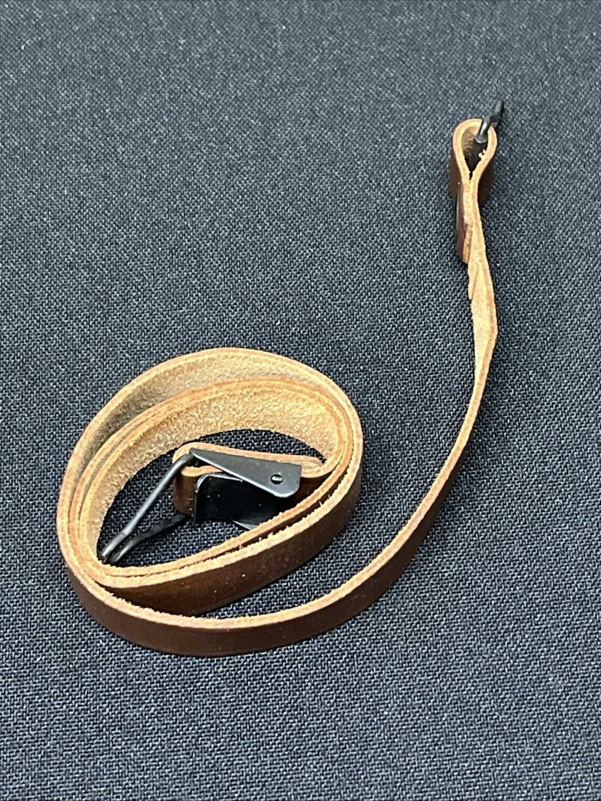 *NOS* US Original  M1 HELMET LINER LEATHER CHIN STRAP DOT MAKER STAMP WW2 KOREA