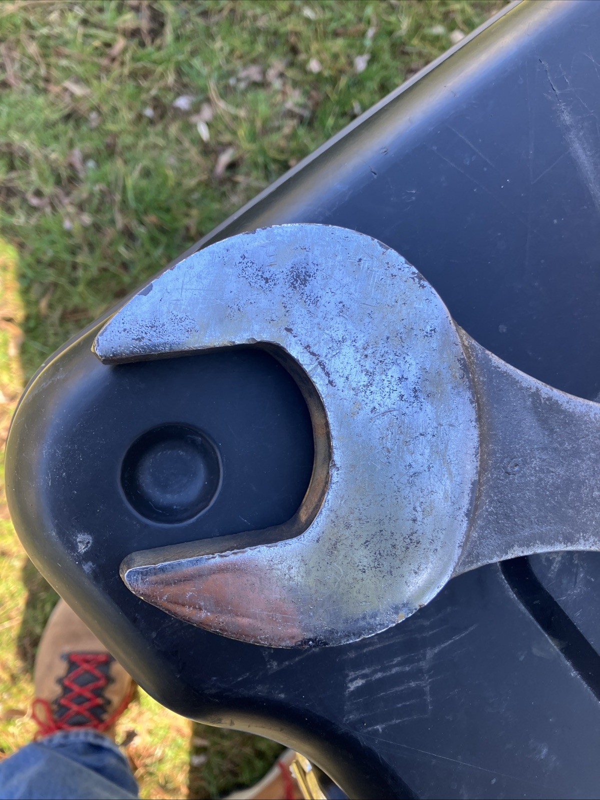 VINTAGE WRIGHT TOOLS 1158 COMBINATION WRENCH 1-13/16” USA MADE 12-POINT