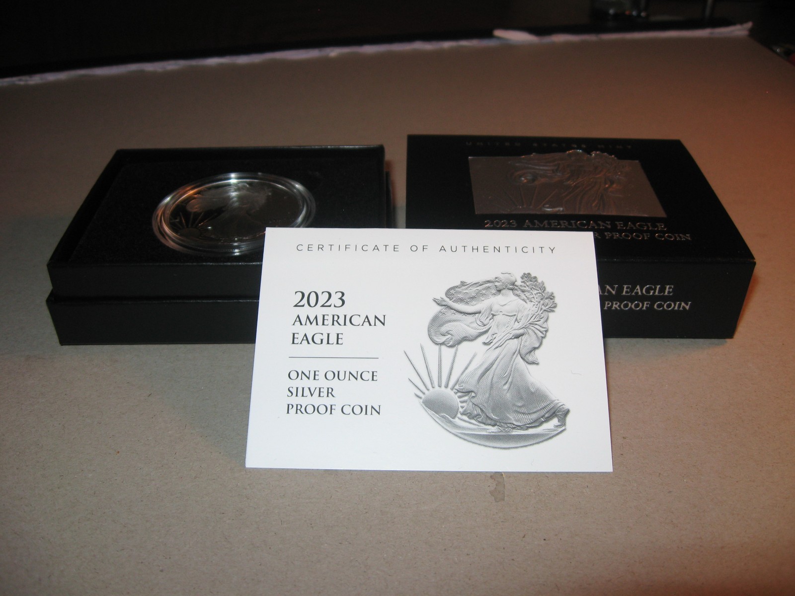 2023-W United States Proof Silver Eagle Dollar Coin OGP