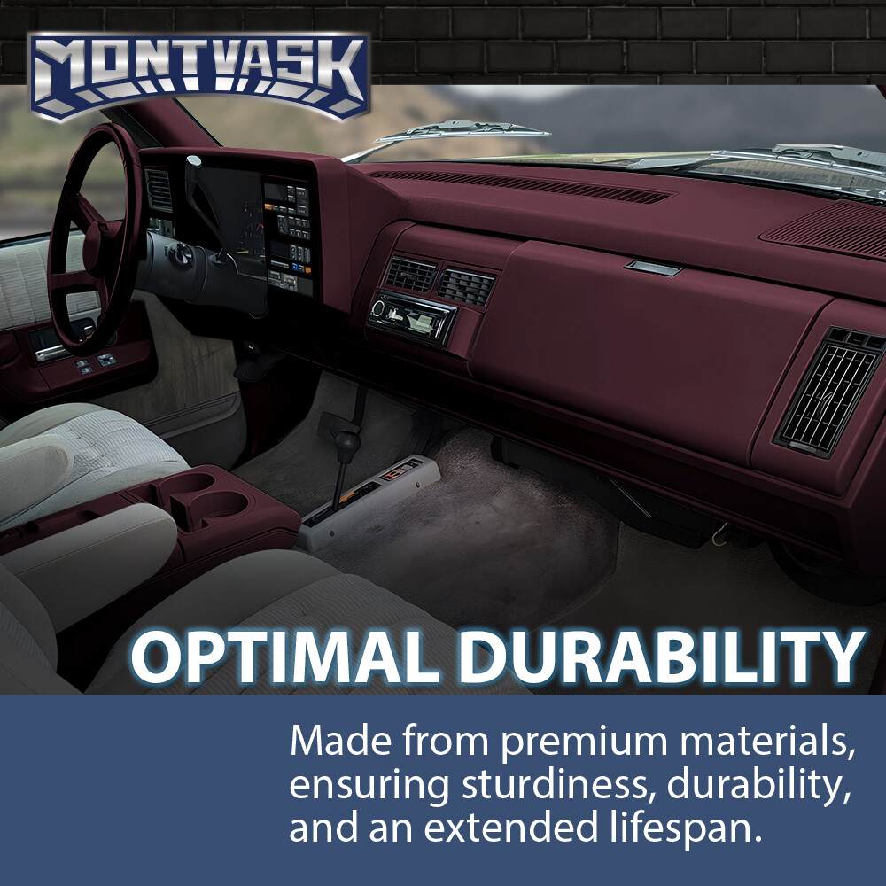 Fit For 1988-1994 Chevy GMC C/K Truck Suburban Blazer Dashboard Dash Core Red