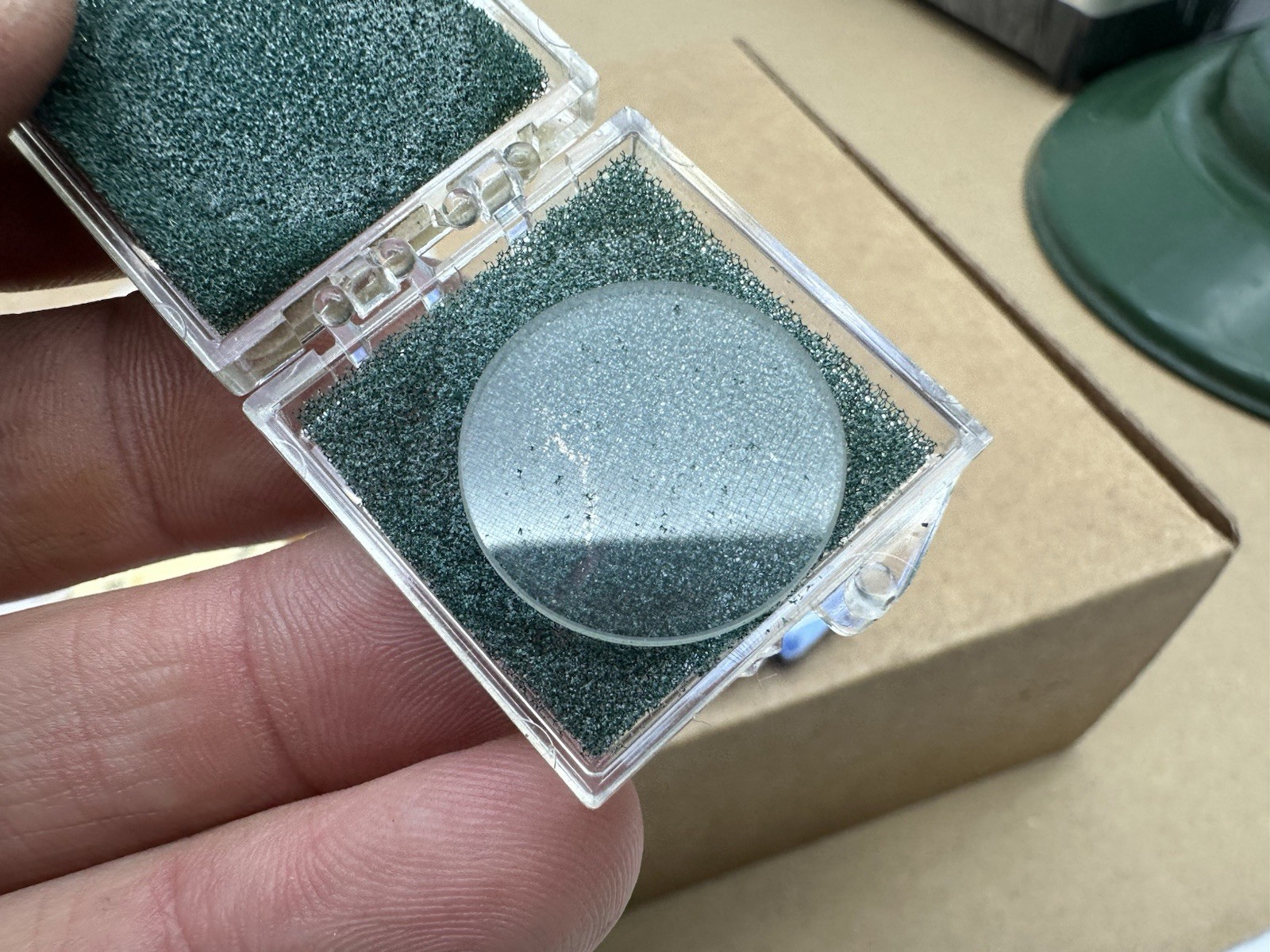 Lot of Vtg Microscope Lens Filters Glass Pearl Bausch Lomb Leitz Graf Apsco Etc