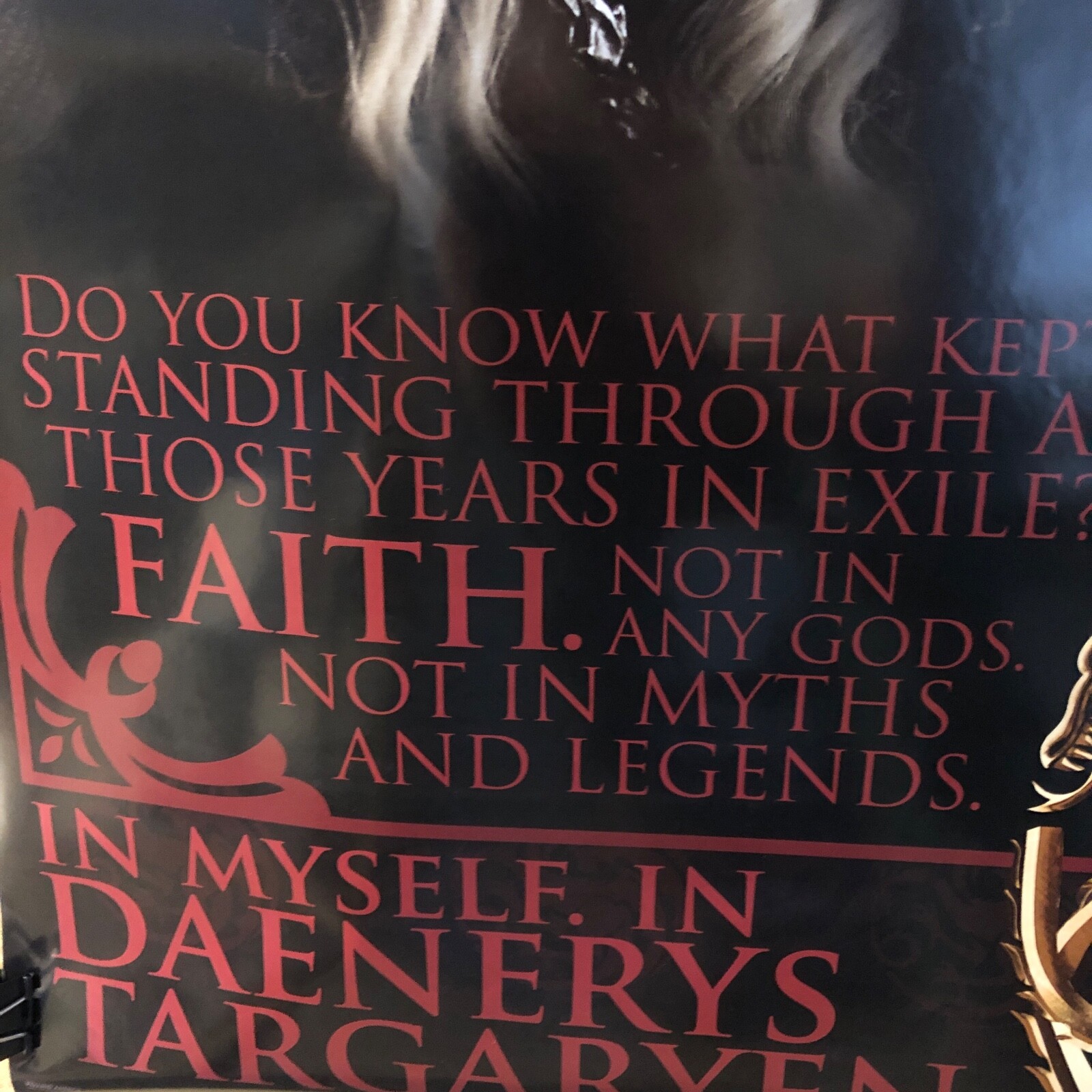 G.O.T. Mother of Dragons, Daenerys Targaryen poster 36 x 24" (185)