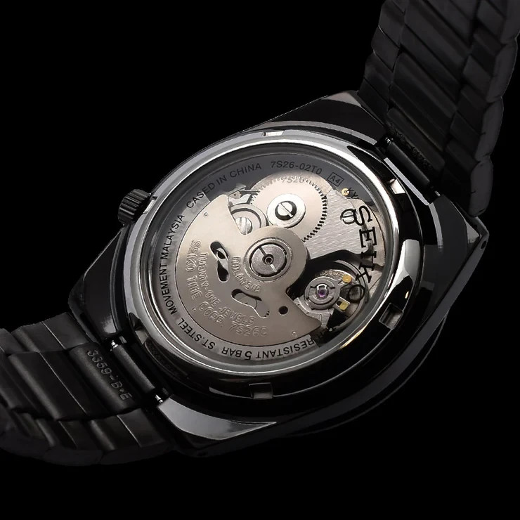 Seiko 5 Automatic SNKE03K1(SNKE03KC) Black Dial 21 Jewels Men's Watch NEW Japan