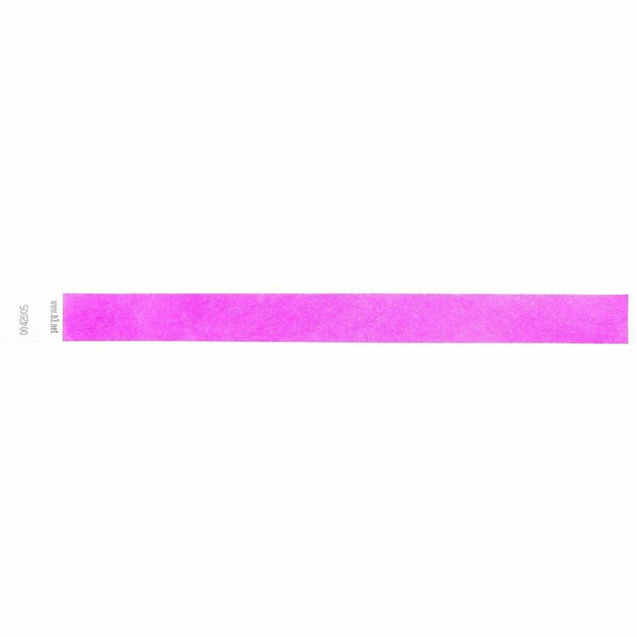 Baumgartens BAU85014 Tyvek Security Wristbands Purple 10"x0.8"