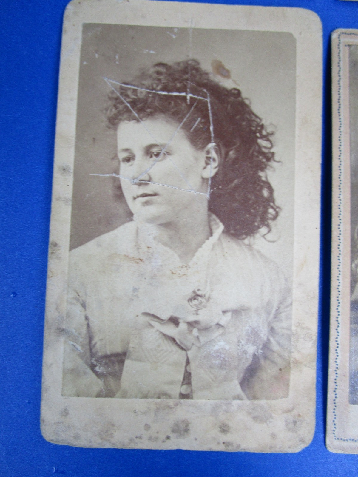 Antique Civil War Era CDV Portraits of Ladies & Gents; Some Tax Stamps