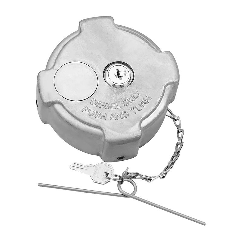 2Pcs Locking Diesel Fuel Cap with keys for 96-18 Freightliner Cascadia Columbia