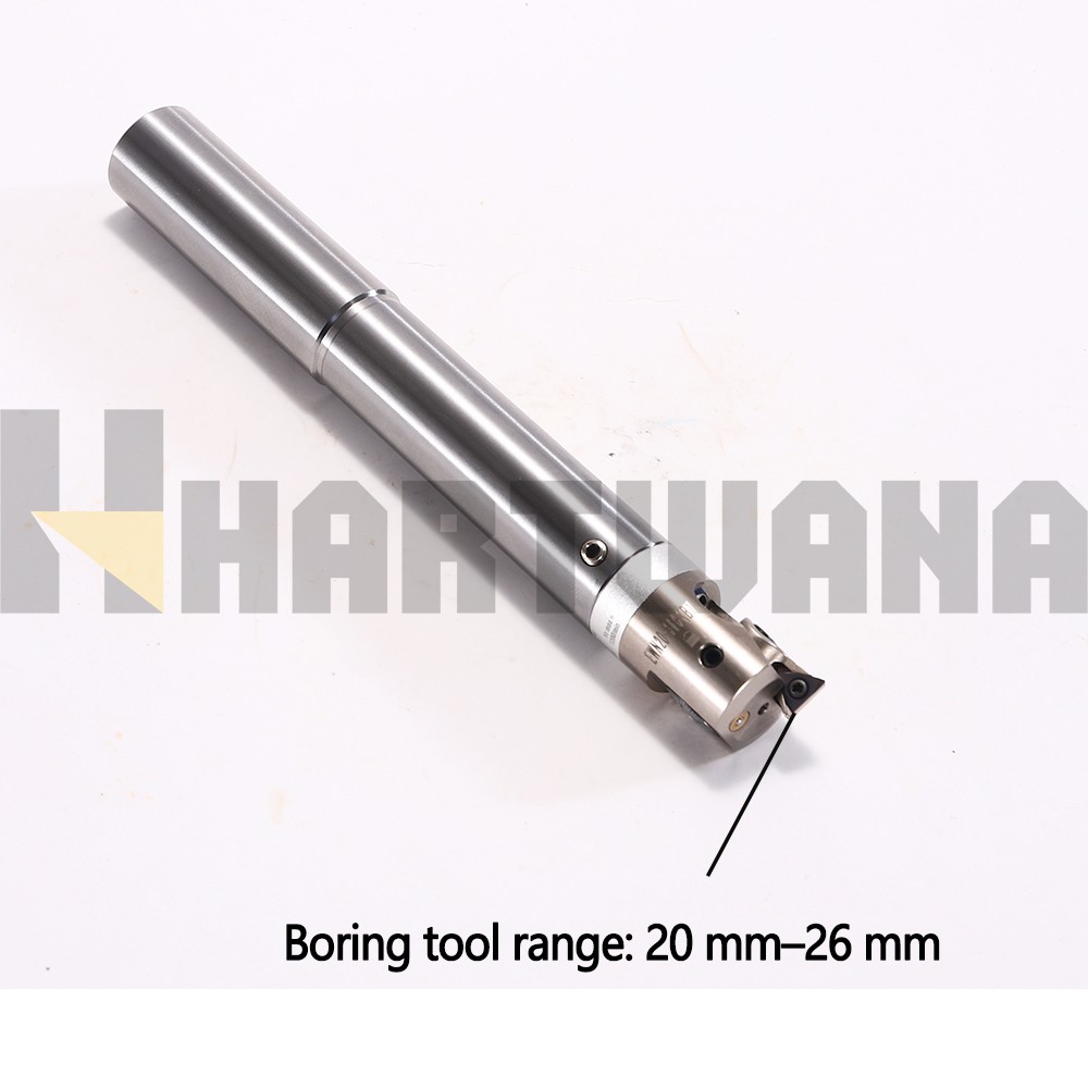 20-26mm Boring Head Straight Shank 20mm Indexable Boring Bar Set CAT40-SLN20-63