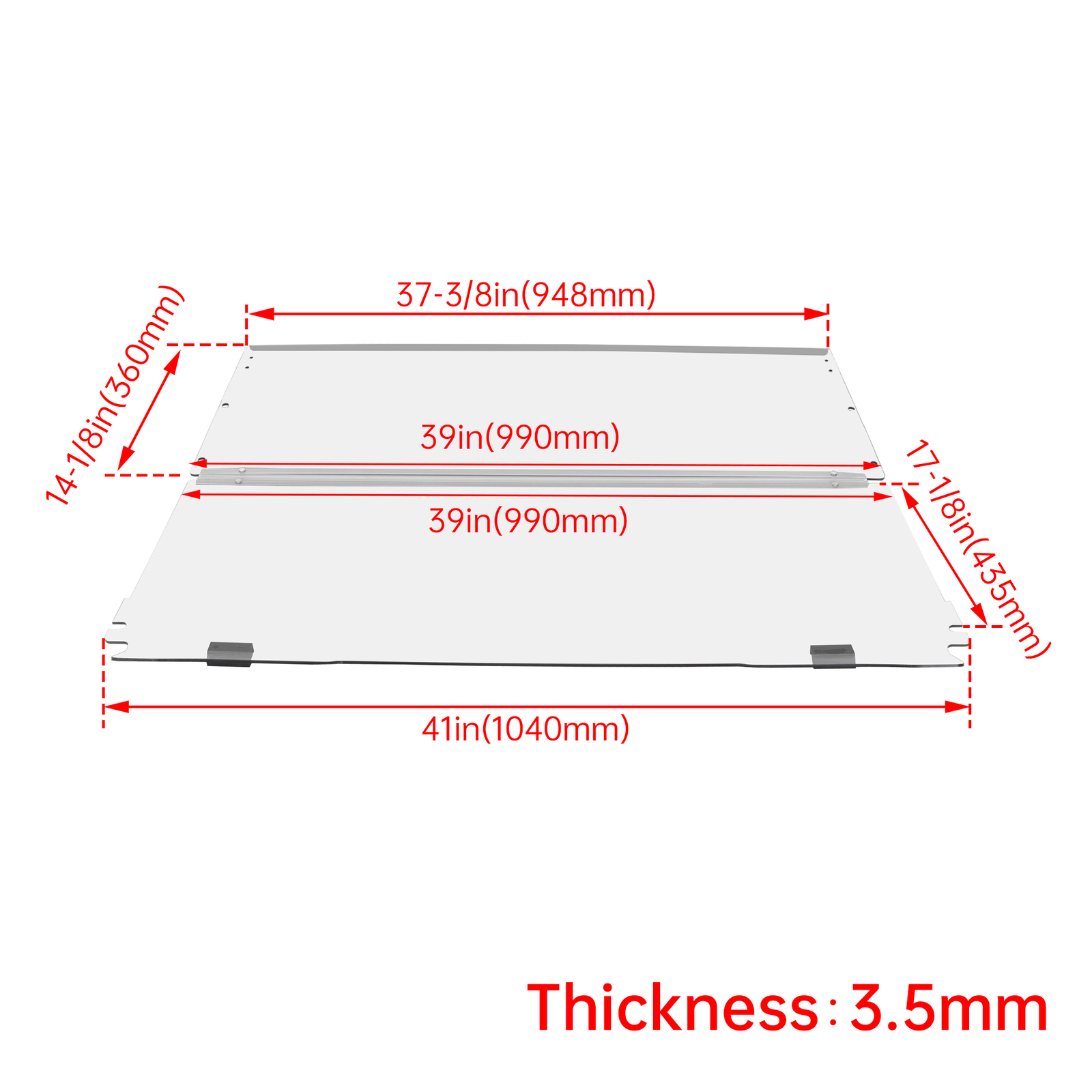 Folding Acrylic Golf Cart Clear Windshield For EZGO TXT Medalist 1994-2014 2013