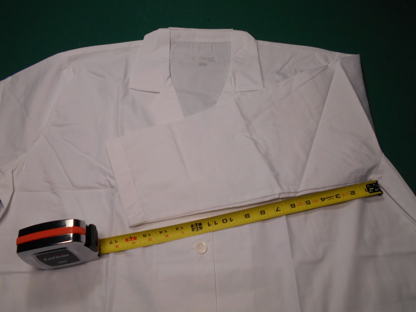 Medical White Unisex Lab Coat Men or Women SIZE 3XL
