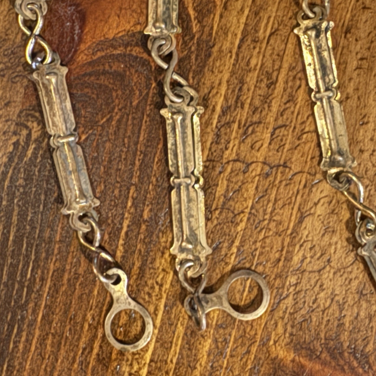 Antique Bar & Link Chains (2) Kerosene Lamp Hanging Oil VERY UNIQUE & RARE 15”