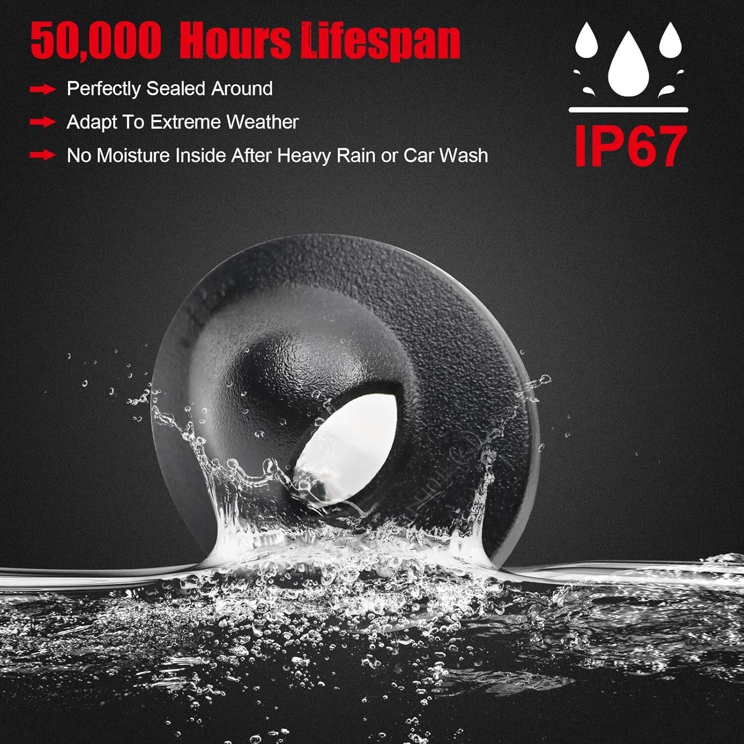 2X OEM License Plate Light Rear Bumper Tag Assembly Lamp For Ford F150 F250 F350