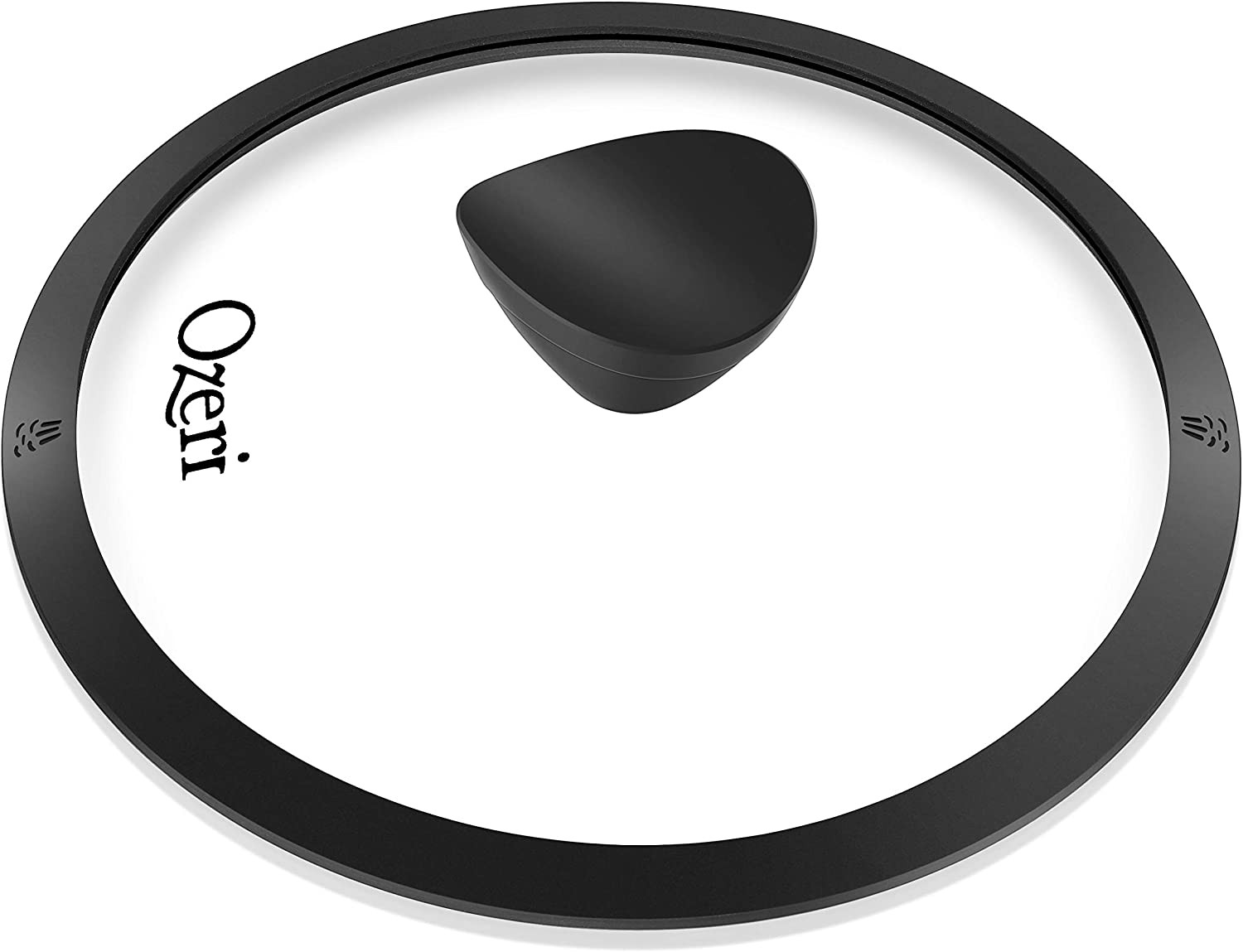 Ozeri Tempered Glass Pan Lid [8 in, 10 in, 11in, 12 in] with Black Silicone