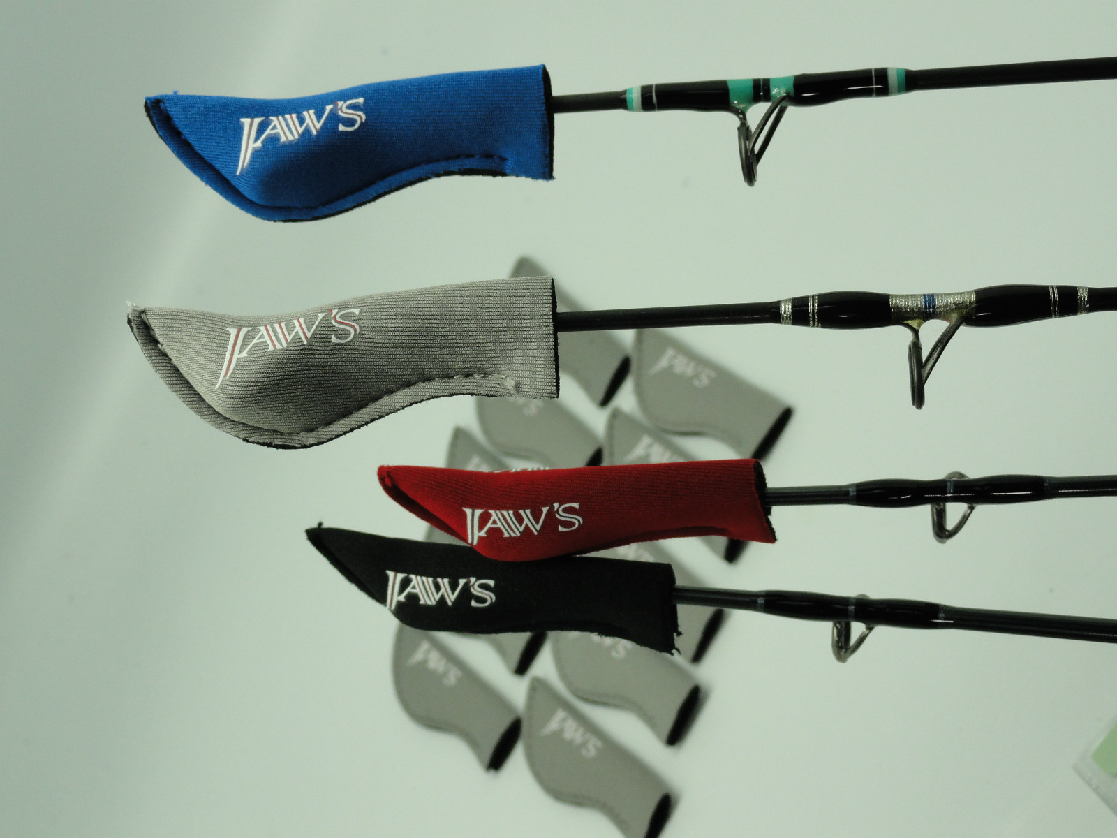 JAWS ROD TOP COVER FOR Accurate Calstar Loomis Seeker fishing ROD red 20/pack