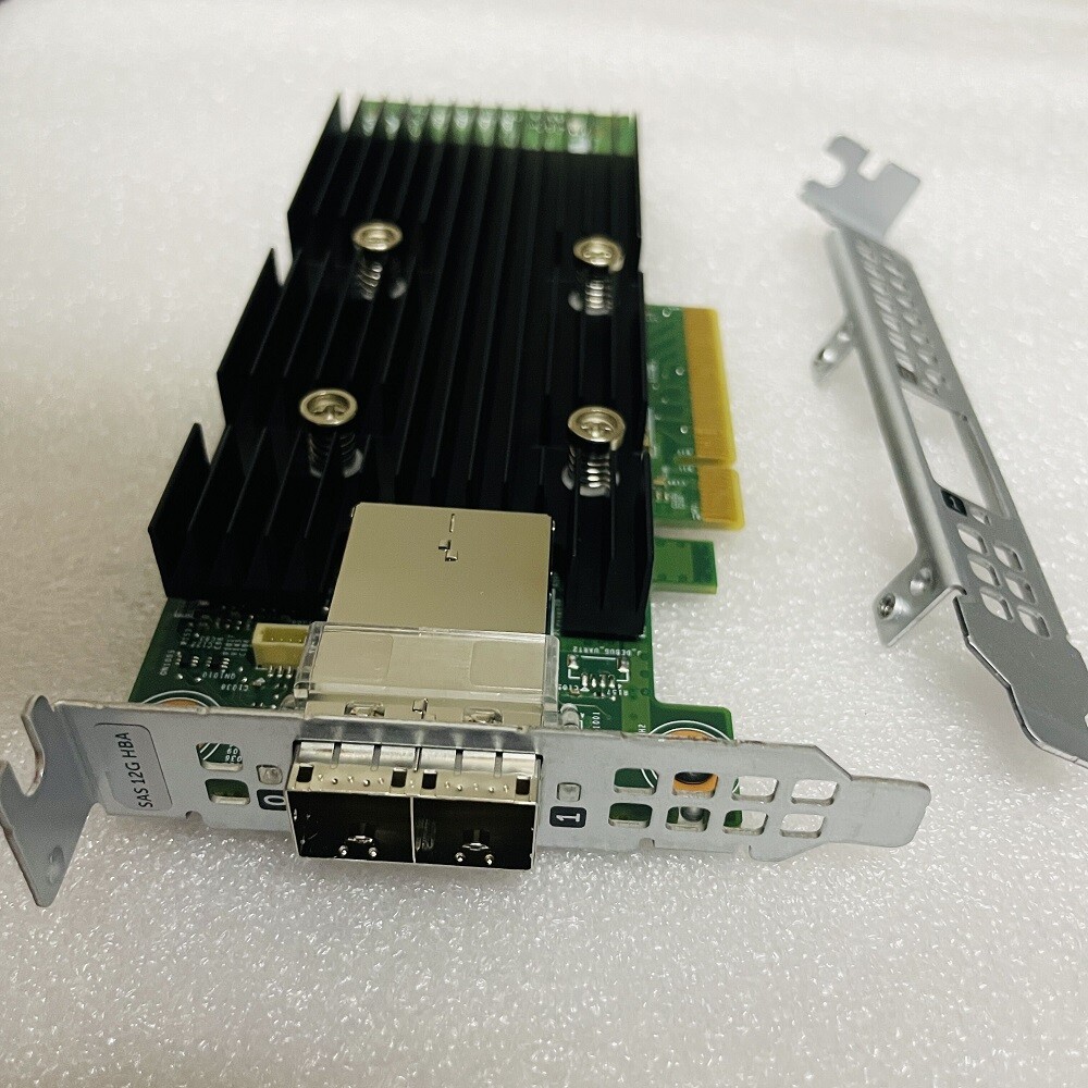 Dell T93GD 2PHG9 12G SAS HBA High Profile Dual Port Host Bus Adapter