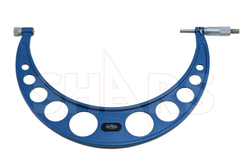 SHARS 6-12" Outside Micrometer Set W/Interchangeable Anvils Grad .0001" NEW R}