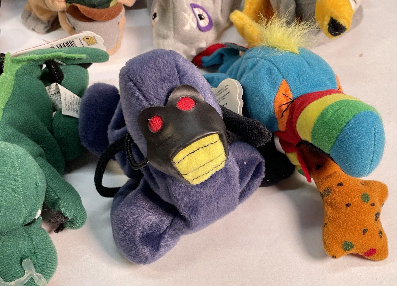 Complete Set Meanies Series 1 All 13 with Mystery Meanie & Original Display Box!