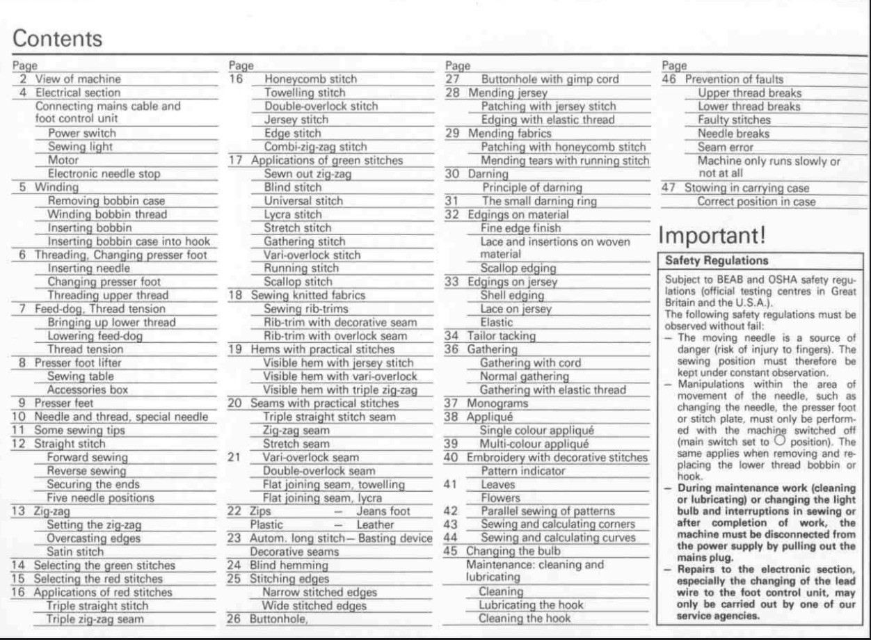 BERNINA 930 MANUAL RECORD ELECTRONIC GUIDE User Owners BOUND - FULL COLOR