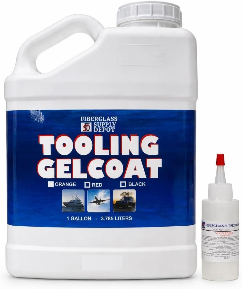 FSD Orange Tooling Gelcoat Gallon with 60cc Hardener (MEKP)