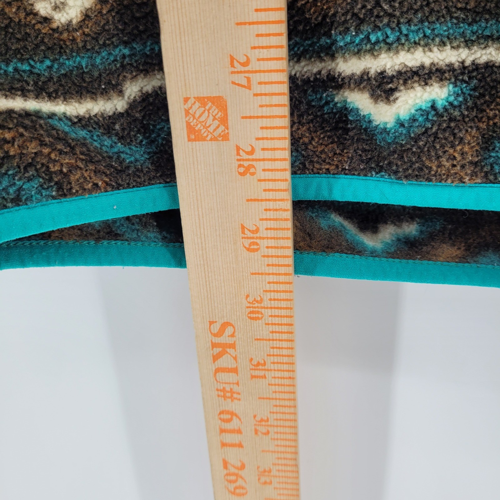 Vintage Patagonia Synchilla Fleece Men's Large Navajo Aztec Southwestern Teal