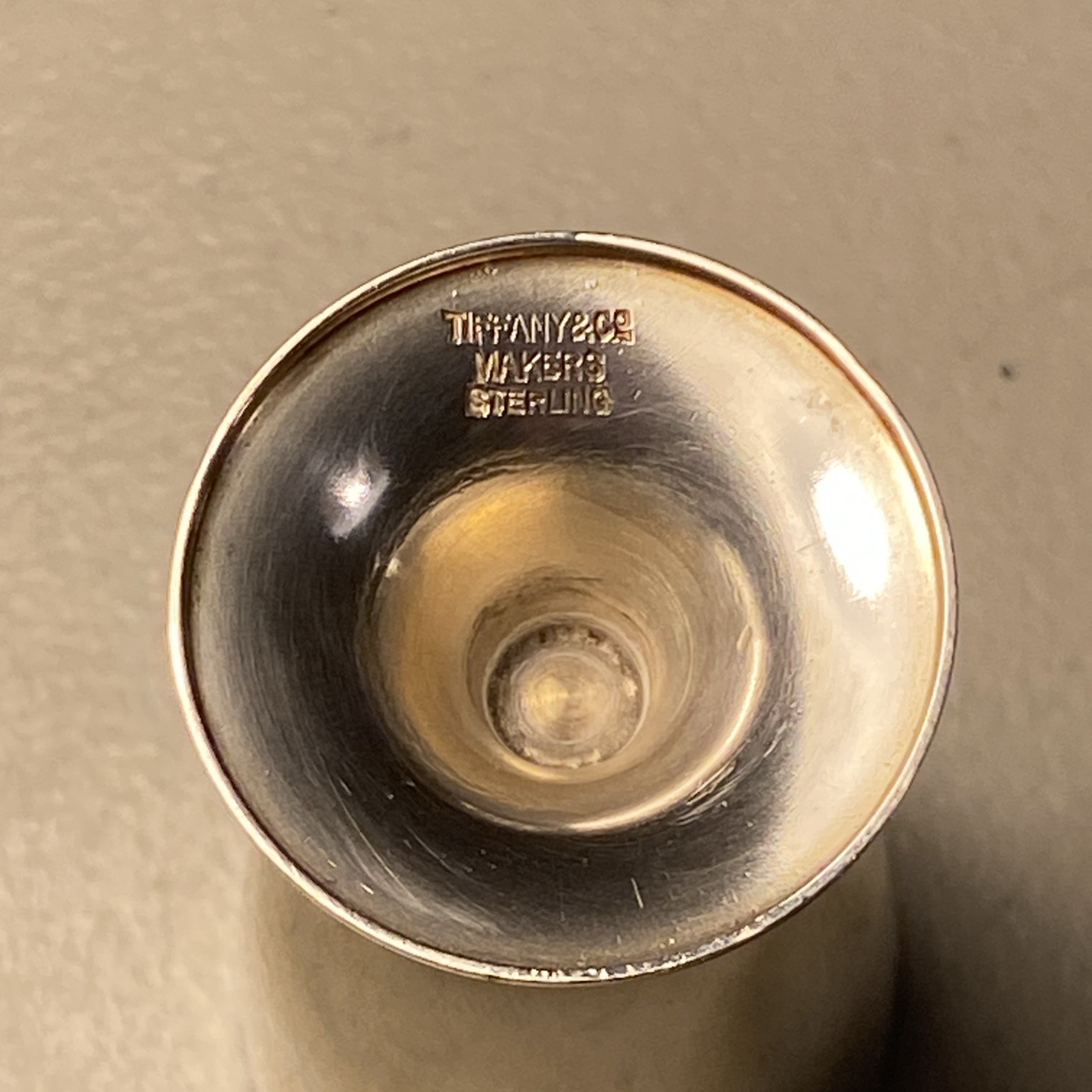Tiffany Solid Sterling Silver Stemmed Cordials / Shot No Monograms