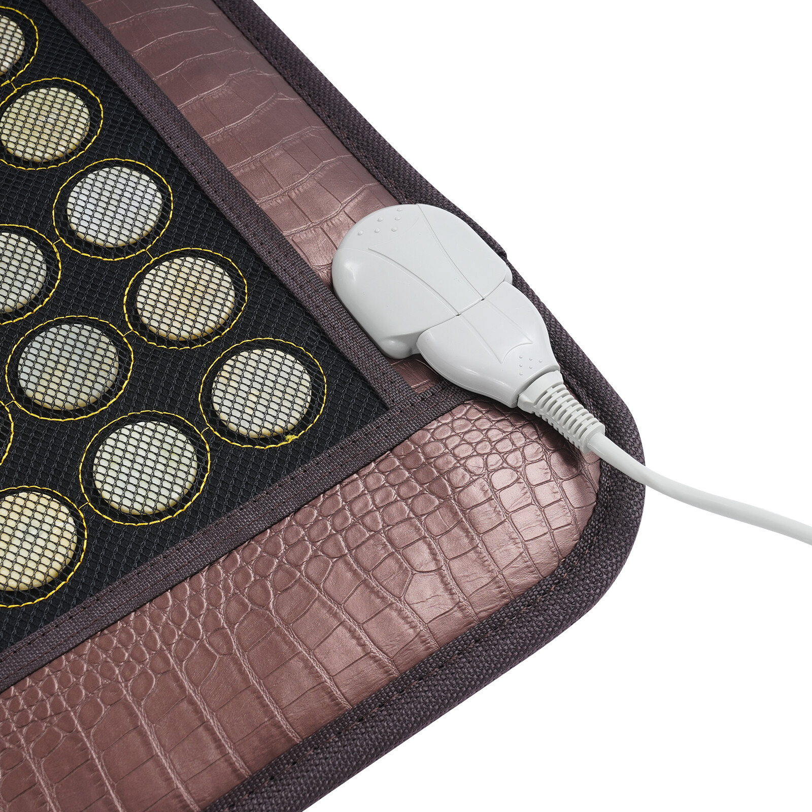 Natural Jade Tourmaline Stone Far-infrared Therapy Mat Electric Heating Pad