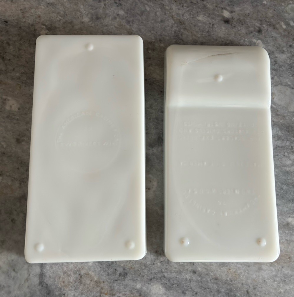 Antique Milk Glass Inserts American Cabinet Co. Dental Cabinet