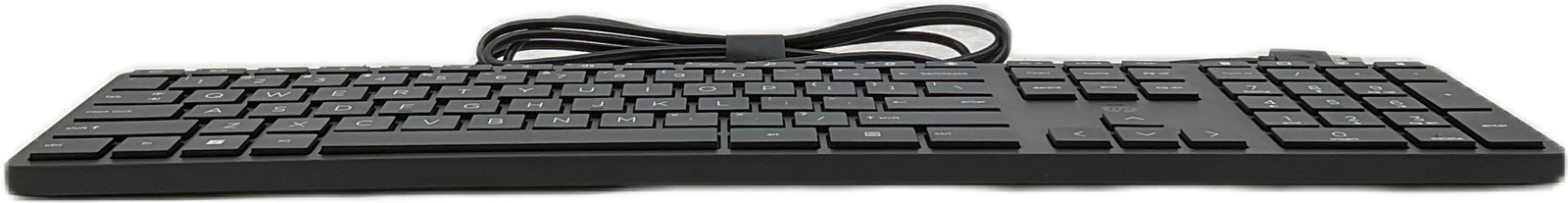 HP 320K Slim Wired USB Desktop Keyboard Black QWERTY English L96909