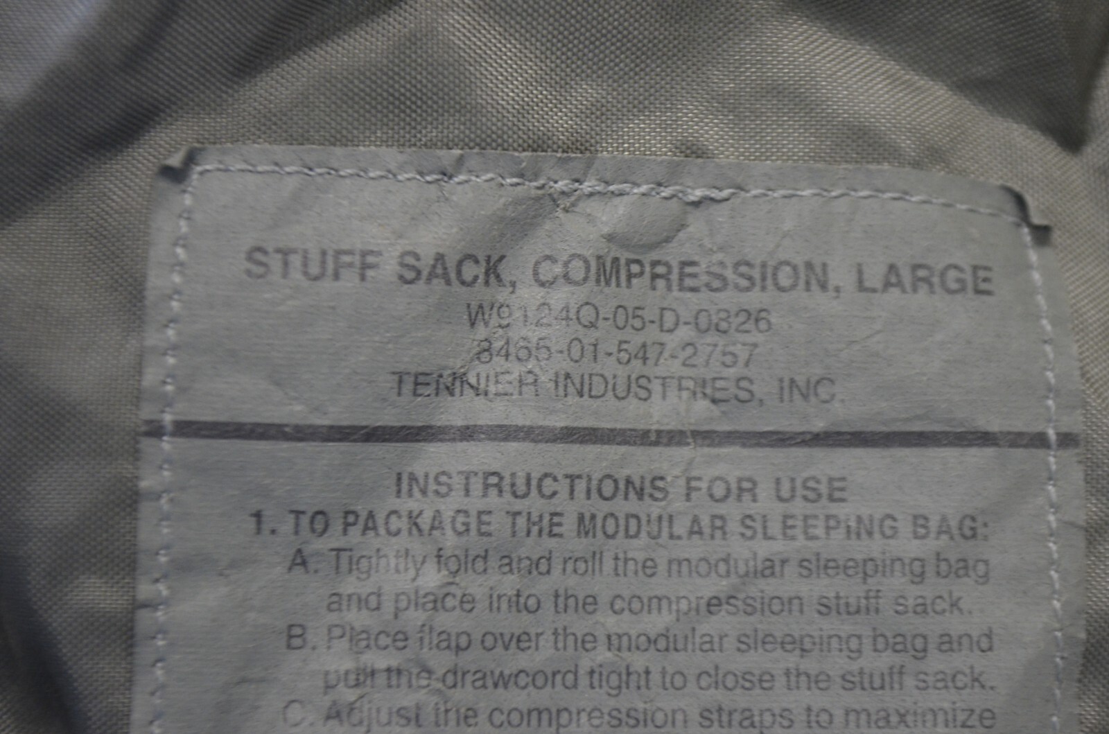 5-Piece Modular Sleep System ACU Digital - Used Very Good