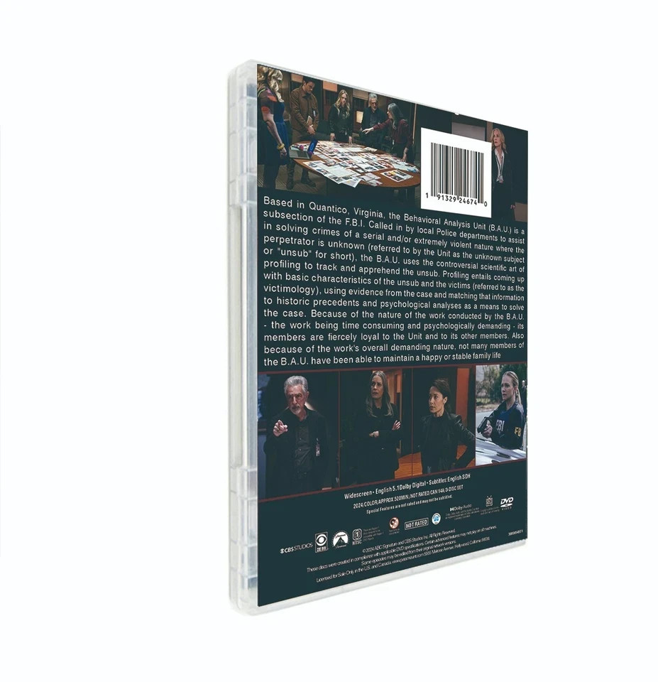 Criminal Minds: Evolution TV Series Season 17 (DVD 3-Disc Box Set) FREE SHIPPING