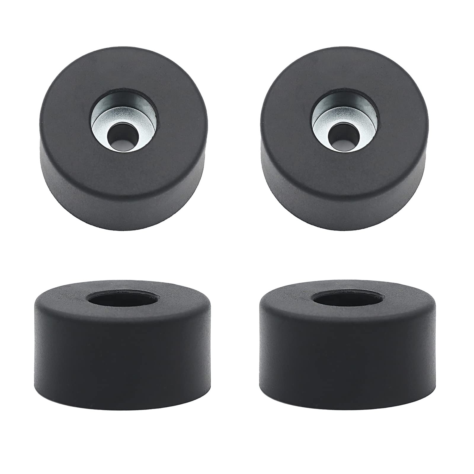 Air Compressor Isolator Pads - 4 Pack Replacement Rubber Feet 192310GS Black